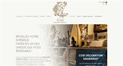 Desktop Screenshot of cosidecoration.com